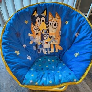 Kids Folding Chair - Blue and Yellow
